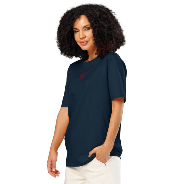 unisex-organic-ribbed-neck-creator-2.0-t-shirt-french-navy-left-front-6a3175ee58e8c.jpg PRDTR Sportswear Woman T-shirt